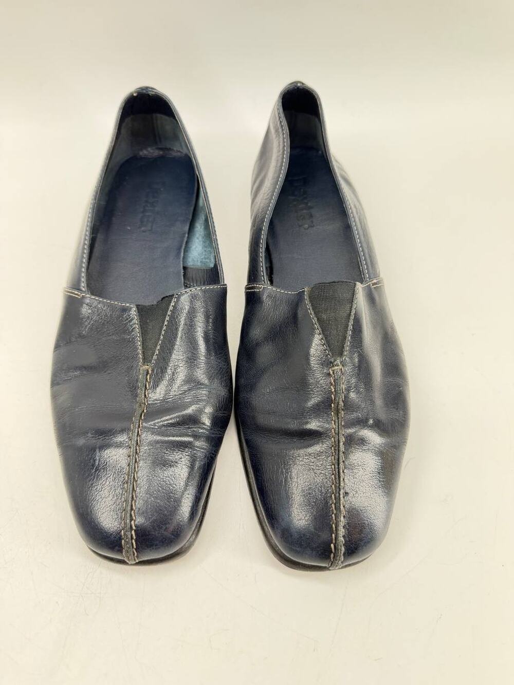 Dexter Women's Black Leather Slip On Loafers Comfort Shoes US 9.5B Made in Sri L